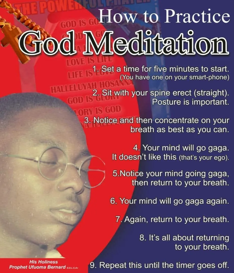 God Meditation connects the human and the divine